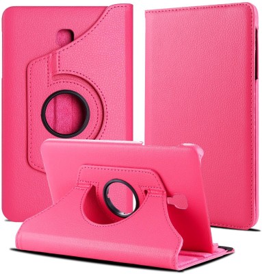 ST Creation Flip Cover for Samsung Galaxy Tab A T385 T380 8 inch(Pink, Shock Proof)