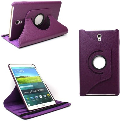 ST Creation Flip Cover for Samsung Galaxy Tab A T385 T380 8 inch(Purple, Shock Proof)