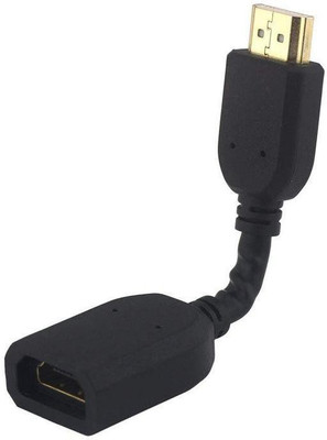 

Tech-x HDMI Extension Male to Female Cable Extension Cable-10 Inch HDMI Adapter(Compatible with Laptop & Computer, Black)