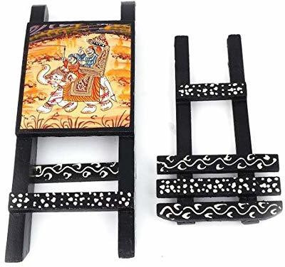 Gaura Art & Crafts 1 Compartments WOODEN STAND(Multicolor)