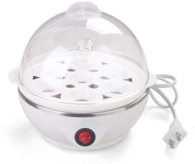 

NIRVA Stainless Steel Egg Cooker, Egg Boiler, Egg Poacher Electric, Egg Steamer, 7 Egg Boiler Egg Cooker(7 Eggs)