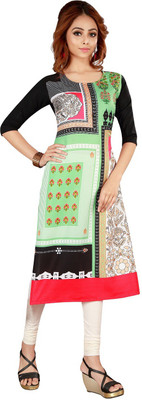 Niva Fashion Casual Printed Women Kurti(Multicolor)