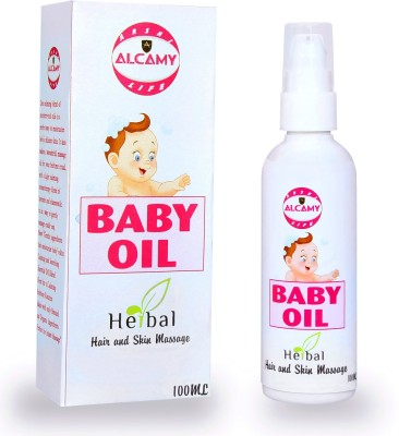 28 Off On Alcamy Baby Oil For Hair Skin Massage 100 Ml On Flipkart Paisawapas Com