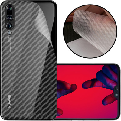 CASE CREATION Huawei P20 Pro (2021) Mobile Skin(3D Carbon Fibre Transparent Back Skin Matte Finish)