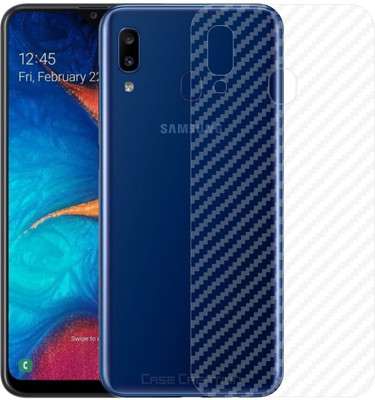CASE CREATION Samsung Galaxy A20 (2019) Mobile Skin(3D Carbonn Fibre Transparent Skin Matte Finish)
