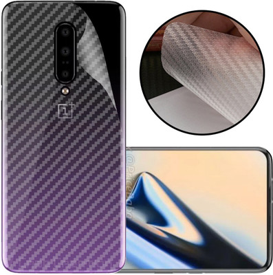 CASE CREATION Oneplus 7 Mobile Skin(3D Carbon Fibre Transparent Back Skin Matte Finish)