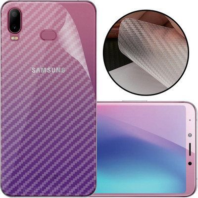 CASE CREATION Samsung Galaxy A6s (2019) Mobile Skin(3D Carbon Fibre Transparent Back Skin Matte Finish)
