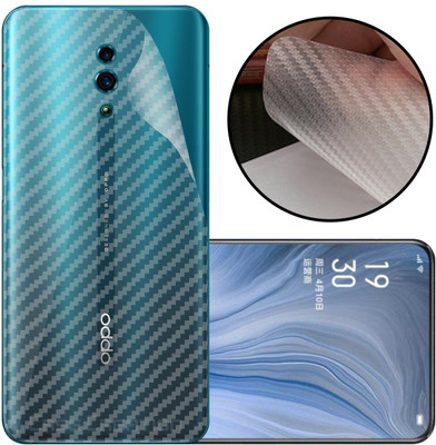 CASE CREATION Oppo Reno Mobile Skin(3D Carbon Fibre Transparent Back Skin Matte Finish)