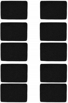 Tech-X Mouse Pad Skid Resistant Anti-Skid Surface Gaming Mousepad Pack 10 Non Slip Base Mousepad(Black)