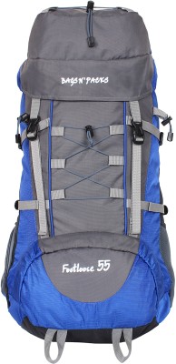 BAGS N PACKS Footloose Rucksack  - 55 L(Blue, Grey)