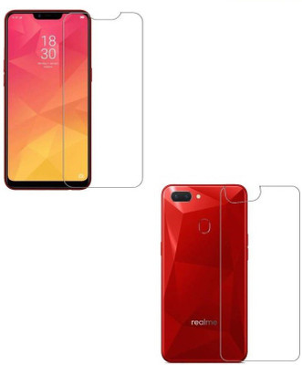 ELEF Front and Back Tempered Glass for Realme 2(Pack of 2)