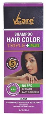Vcare Shampoo hair color(180 ml)