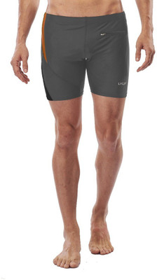 Lycot Color Block Men Grey Swim Shorts
