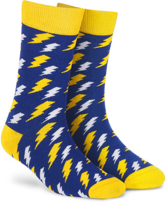 Dynamocks Men & Women Printed Mid-Calf/Crew