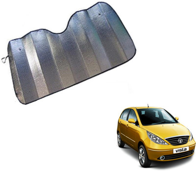 MOCKHE Dashboard Sun Shade For Tata Indica Vista(Silver)