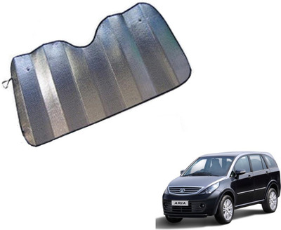 MOCKHE Dashboard Sun Shade For Tata Aria(Silver)