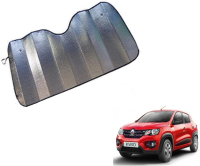 MOCKHE Dashboard Sun Shade For Renault Kwid(Silver)