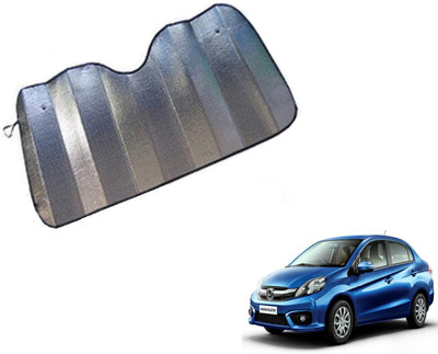 MOCKHE Dashboard Sun Shade For Honda Amaze(Silver)