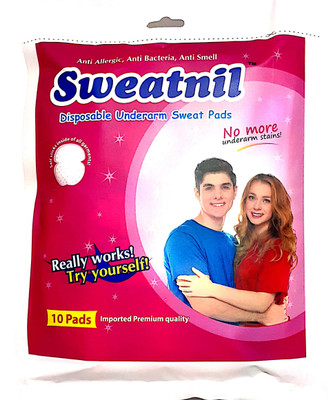 Sweatnil Single Pack Self Stick Disposable Underarm Sweat Pads