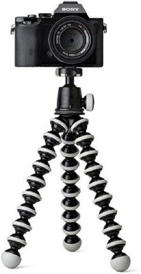 MobFest Y3 Plate Gorilla Tripod 10″ – DSLR , Smartphone & Action Cameras mobile holder Tripod Kit(Black, White, Supports Up to 1500 g)