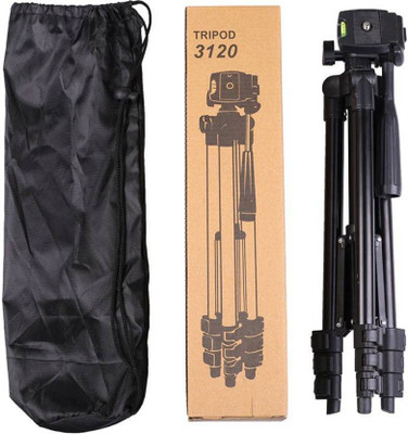 footloose 3120 Tripod Stand Portable Digital professional Tripod for DSLR & Video cameras Holder Tripod Stand Tripod(Black, Supports Up to 1500 g)