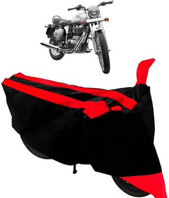ELECTRIBLES Two Wheeler Cover for Royal Enfield(Continental GT, Red, Black)