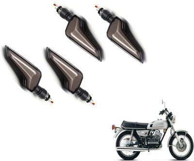 MOCKHE Front, Rear LED Indicator Light for Yamaha RD 350(Yellow, Blue)