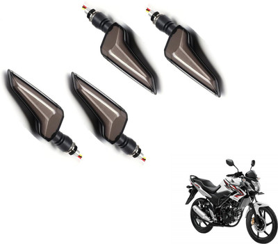 MOCKHE Front, Rear LED Indicator Light for Honda CB Unicorn(Yellow, Blue)