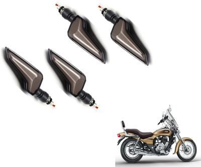 MOCKHE Front, Rear LED Indicator Light for Bajaj Avenger(Yellow, Blue)