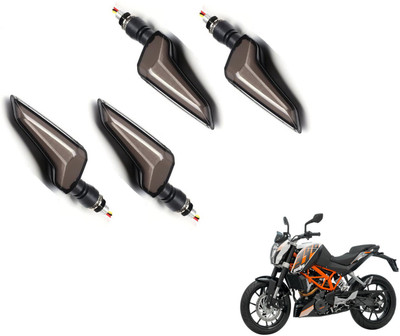 MOCKHE Front, Rear LED Indicator Light for KTM Duke 390(Yellow, Blue)