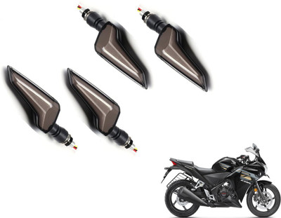 MOCKHE Front, Rear LED Indicator Light for Honda CBR 250R(Yellow, Blue)