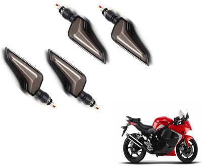 MOCKHE Front, Rear LED Indicator Light for Hyosung GT250R(Yellow, Blue)