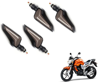 MOCKHE Front, Rear LED Indicator Light for Yamaha FZ16(Yellow, Blue)