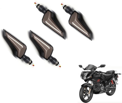 MOCKHE Front, Rear LED Indicator Light for Hero Karizma R(Yellow, Blue)