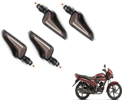 MOCKHE Front, Rear LED Indicator Light for Honda Dream Yuga(Yellow, Blue)