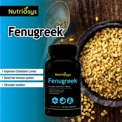 

Nutriosys Fenugreek (90 Veg Capsules)(90)