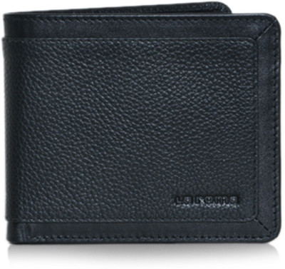 40% OFF on La Roma Men Casual, Formal Black Genuine Leather Wallet(7 Card Slots)