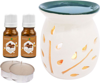 PeepalComm Sandalwood Diffuser Set PC-TOPBLACKDIFF-2TL-2SW(5 x 4 ml)