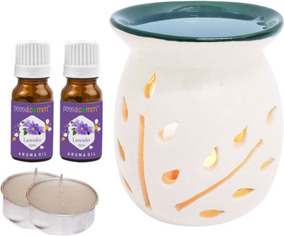 PeepalComm Lavender Diffuser Set PC-TOPBLACKDIFF-2TL-2LV(5 x 4 ml)