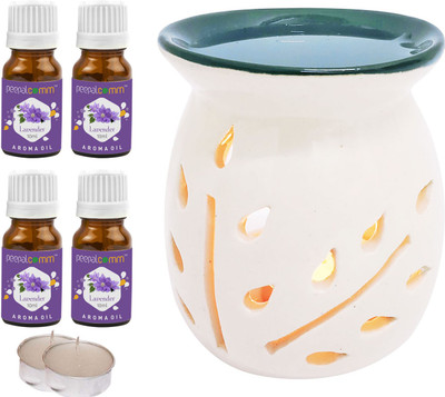 PeepalComm Lavender Diffuser Set PC-TOPBLACKDIFF-2TL-4LV(7 x 5.71 ml)