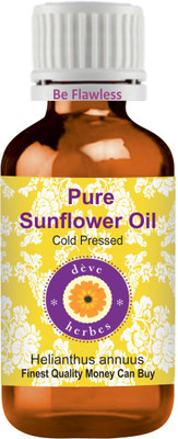 

Deve Herbes Pure Sunflower Oil 100ml (Helianthus Annuus)(100 ml)