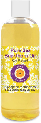 

Deve Herbes Pure Sea Buckthorn Oil (Hippophae rhamnoides) 100% Natural Therapeutic Grade Cold Pressed(200 ml)