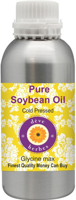 

Deve Herbes Pure Soybean Oil 630ml (Glycine max) 100% Natural Therapeutic Grade Cold Pressed(630 ml)