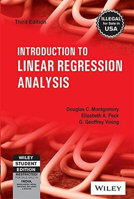Introduction to Linear Regression Analysis Third  Edition(English, Paperback, Montgomery Douglas C.)