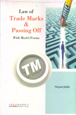 LAW OF TRADE MARKS & PASSING OFF WITH MODEL FORMS(English, Paperback, NAYAN JOSHI)