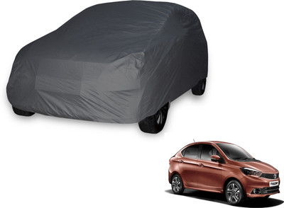 Auto Hub Car Cover For Tata Tigor (Without Mirror Pockets)(Grey, For 2018 Models)