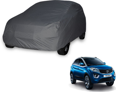 Auto Hub Car Cover For Tata Nexon (Without Mirror Pockets)(Grey, For 2018 Models)