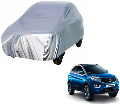 Auto Hub Car Cover For Tata Nexon (Without Mirror Pockets)(Silver, For 2018 Models)