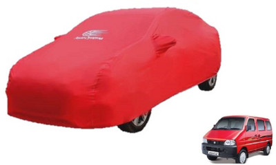 Auto Oprema Car Cover For Maruti Suzuki Eeco (With Mirror Pockets)(Red)