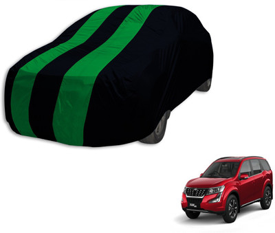 Auto Hub Car Cover For Mahindra XUV 500 (Without Mirror Pockets)(Black, Green, For 2018 Models)